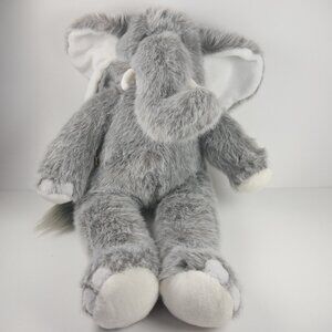 VTG Build A Bear Workshop BAB 17" Gray Elephant Retired Plush BABW